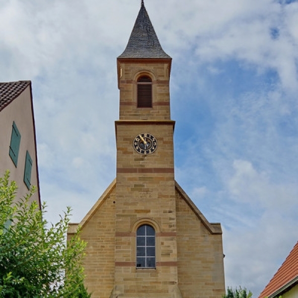 (Knittlingen Kleinvillars) Waldenserkirche