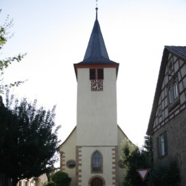 (Oberderdingen-Großvillars) Ev Kirche Großvillars